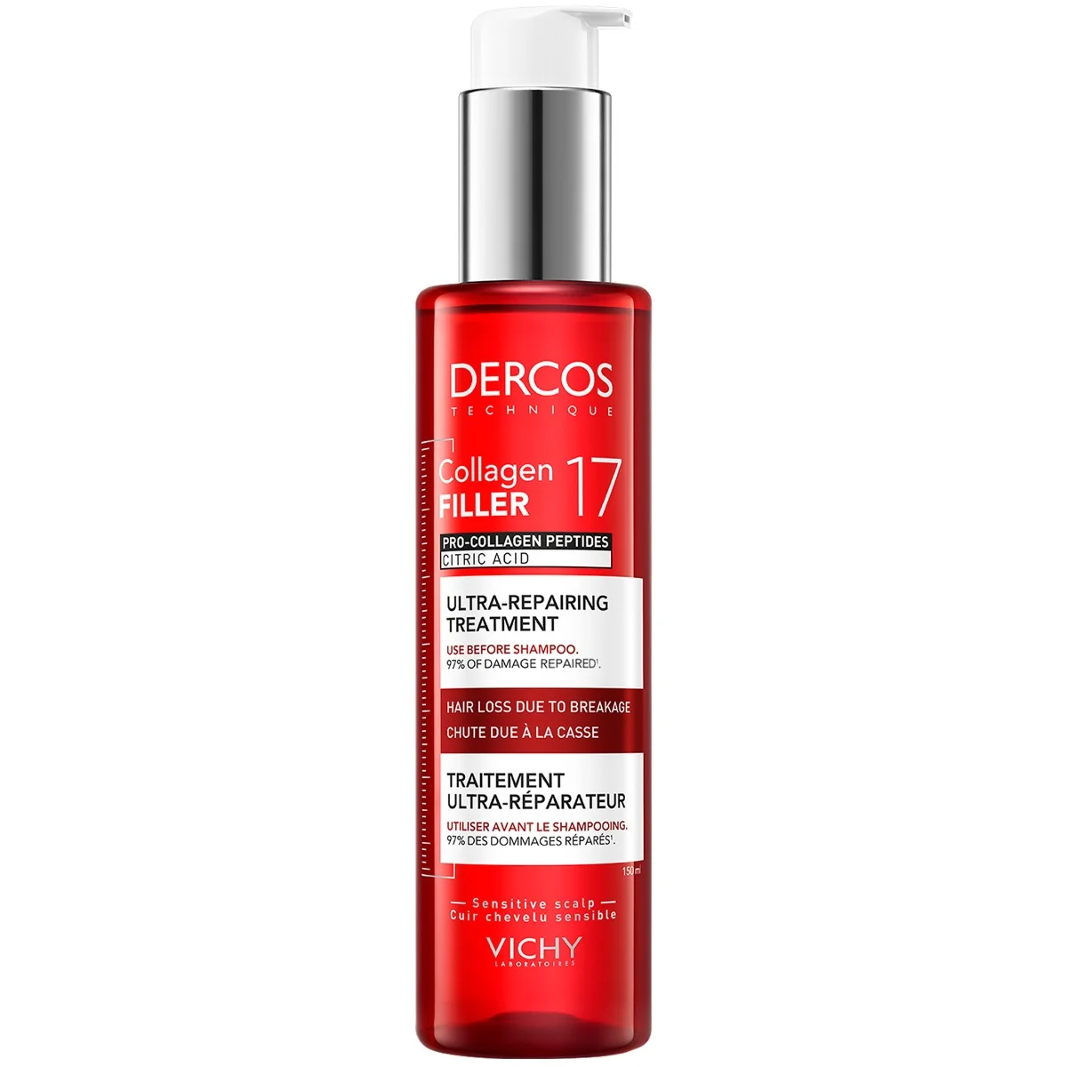 Vichy Dercos Collagen 17 Filler ultra-regenerační kúra 150 ml