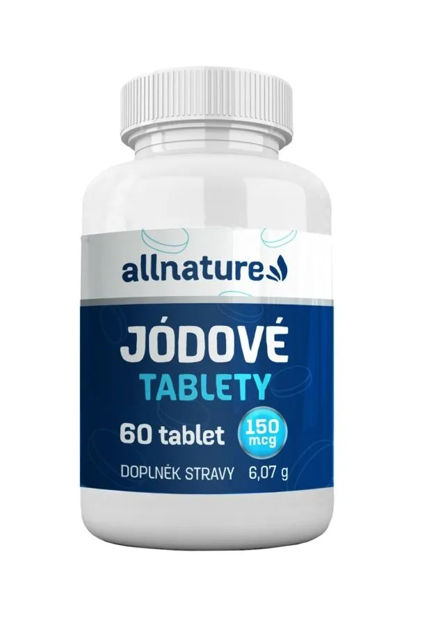 Allnature Jódové tablety 60 tablet