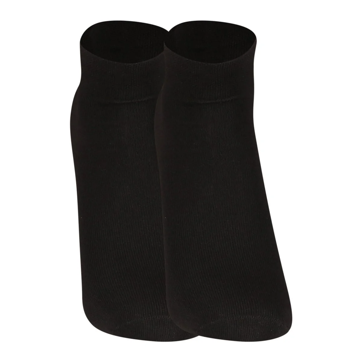 Nedeto 3PACK ponožky nízké bambusové černé (3PBN01) XL