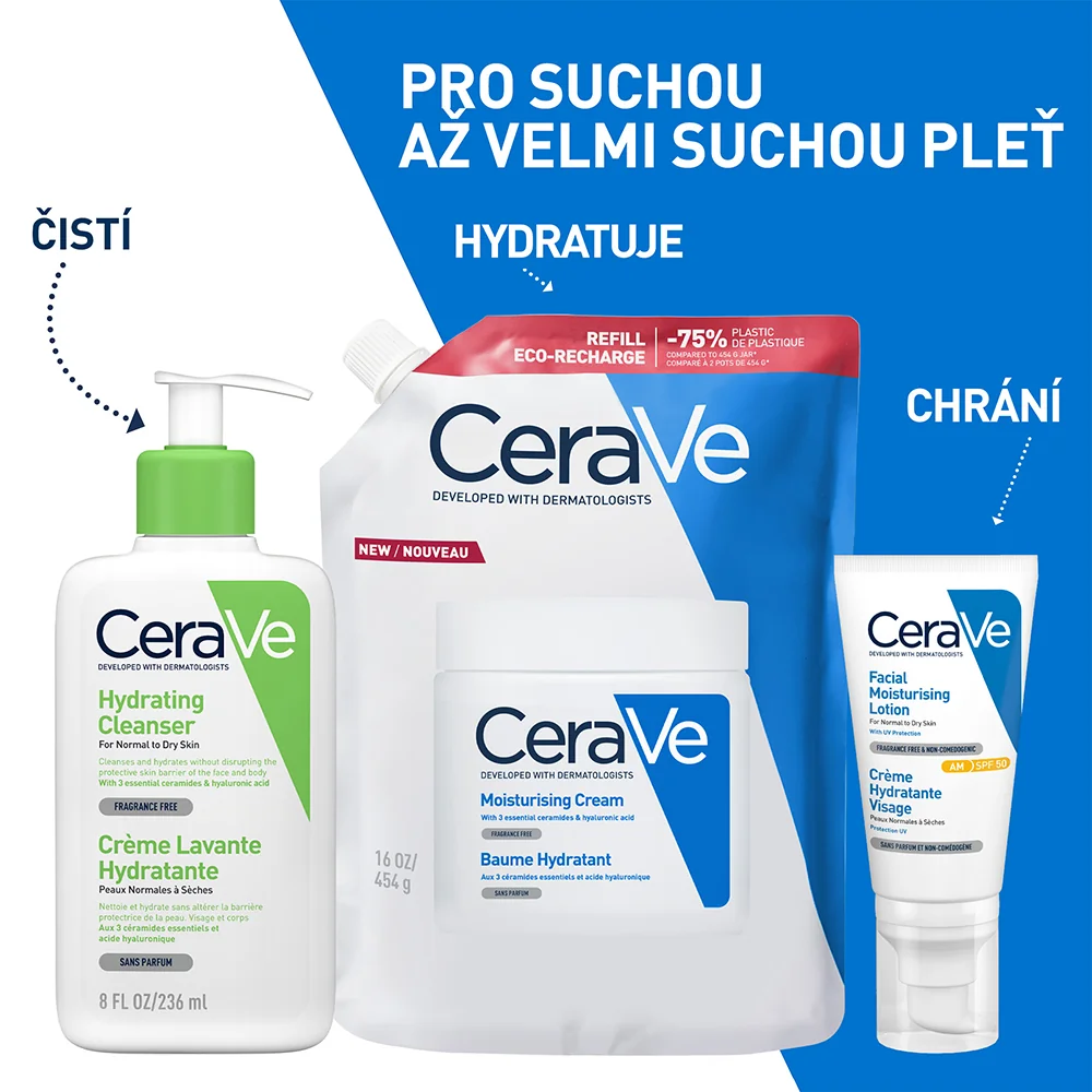 CeraVe Hydratační krém náplň 454 g