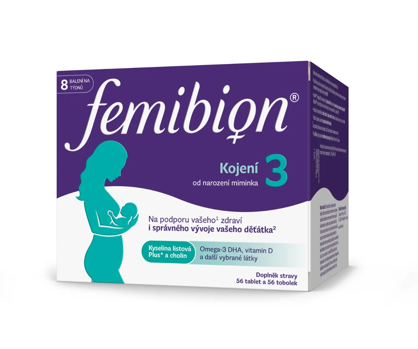 Femibion 3 Kojení 56 tablet + 56 tobolek