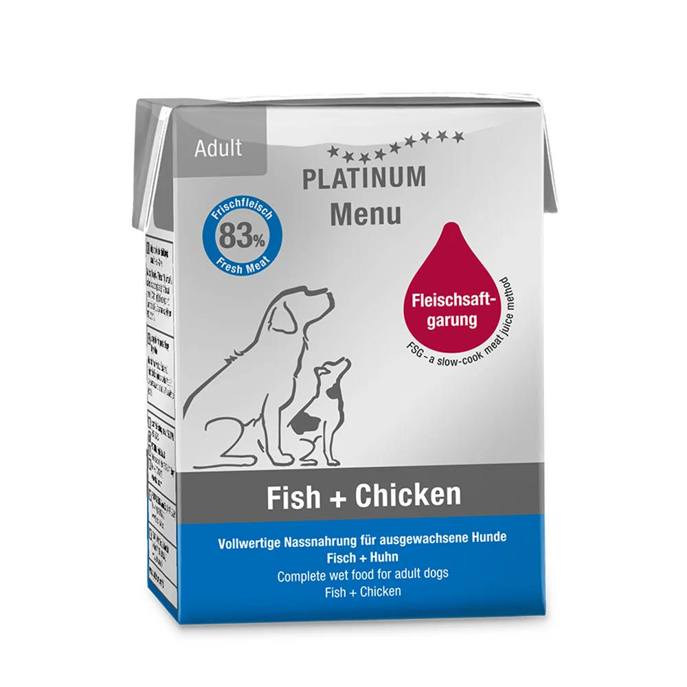 Platinum Menu Fish + Chicken - Ryby + Kuře 375 g