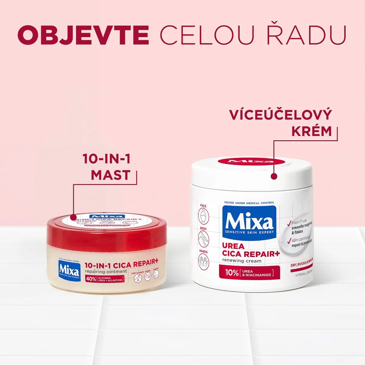 Mixa Cica Repair+ 10v1 Regenerační mast 150 ml