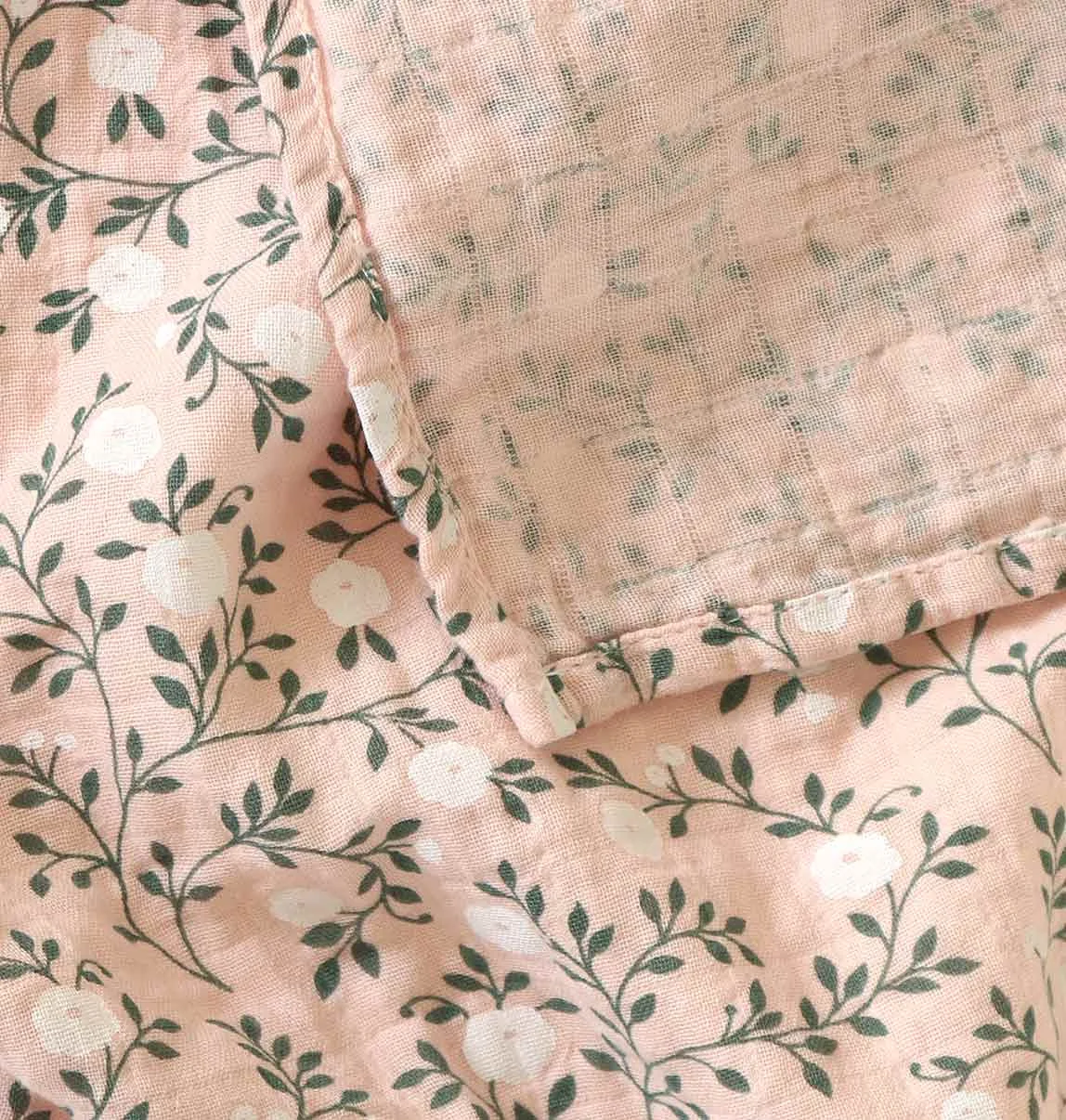 A Little Lovely Company Mušelínové plenky, blossom - dusty pink