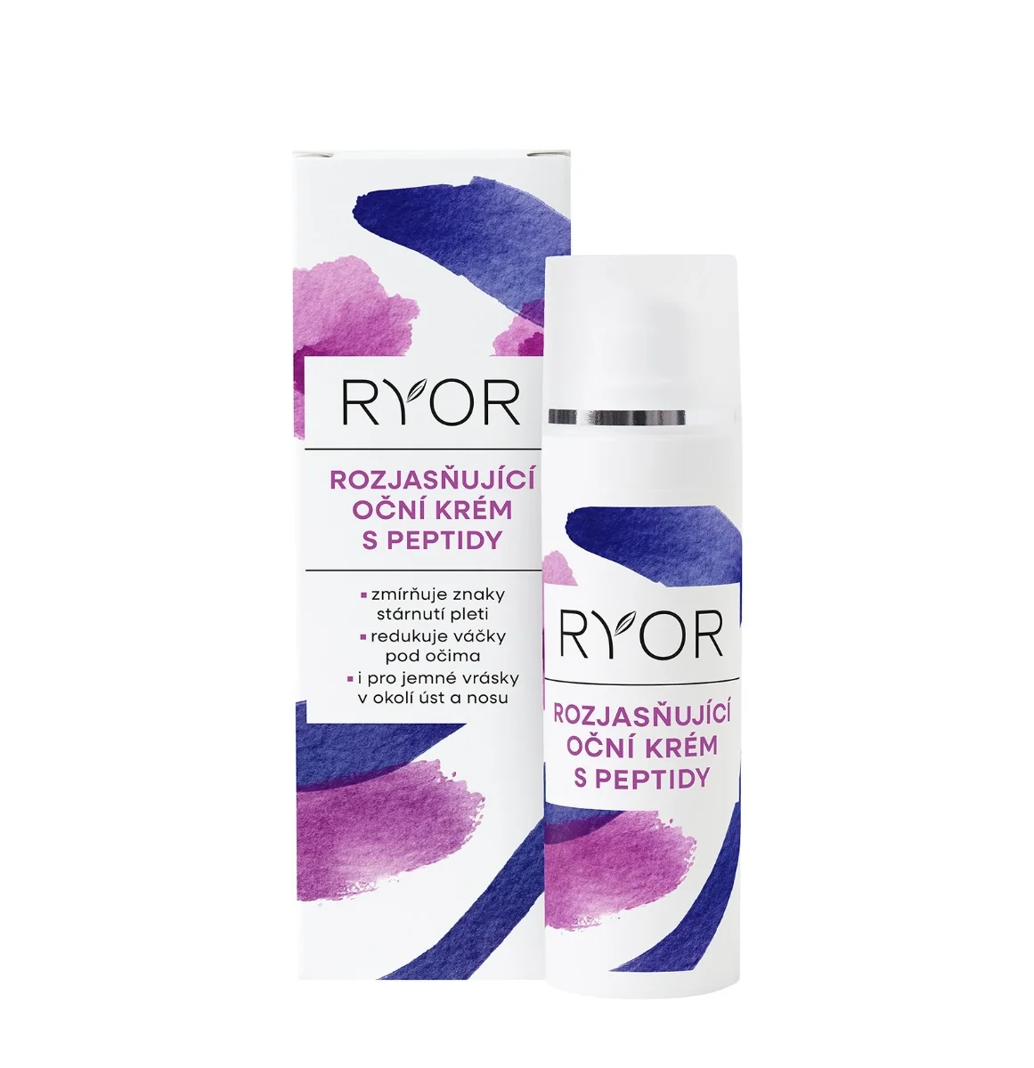 Ryor Rozjasňující oční krém s peptidy 30 ml