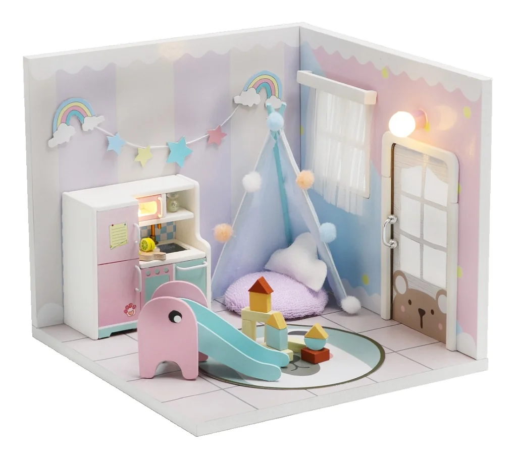 2Kids Toys Miniatura domečku Duhový dům