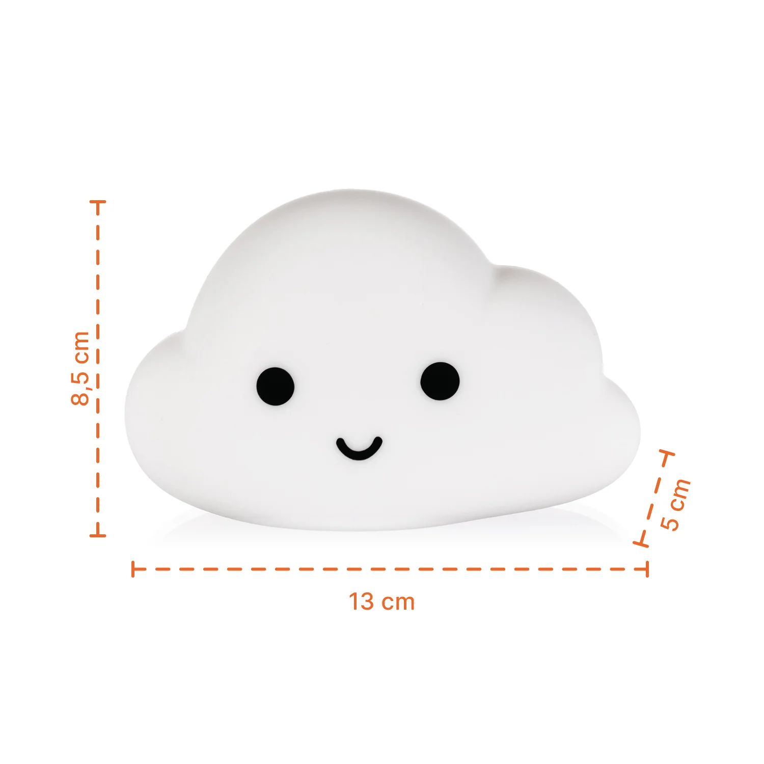 Zopa Silikonové nástěnné noční světlo, Cloud 2