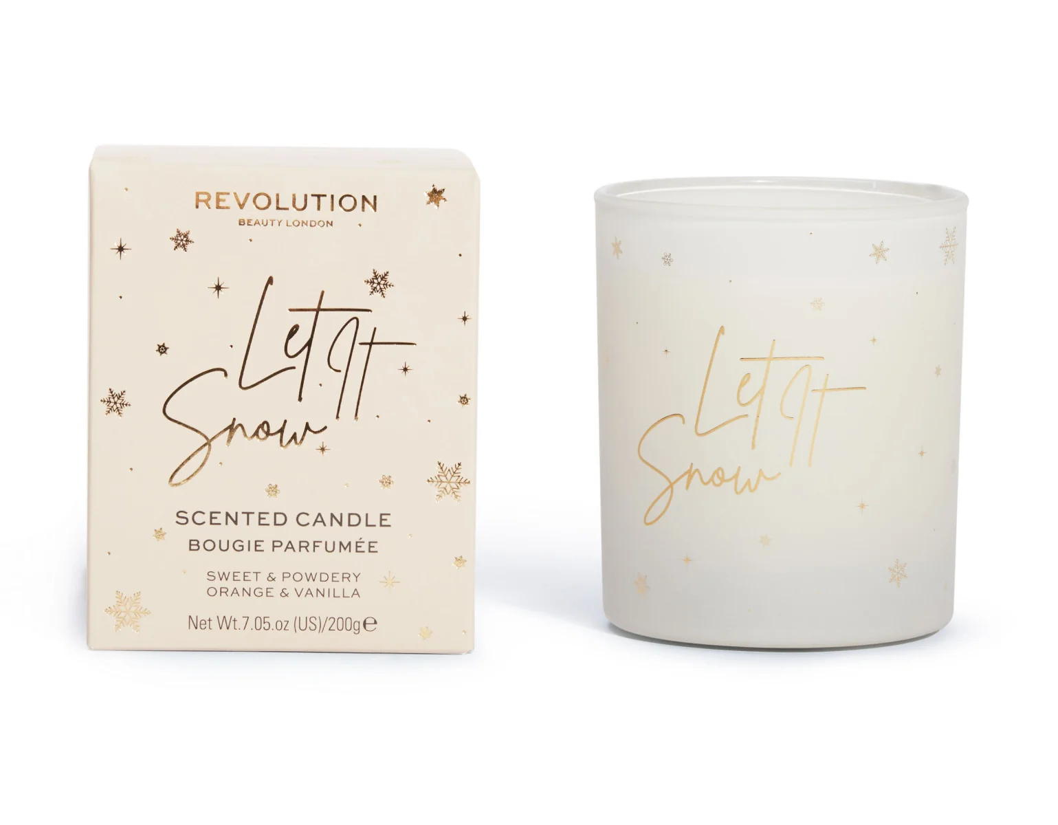 Revolution Home Let It Snow vonná svíčka 200 g