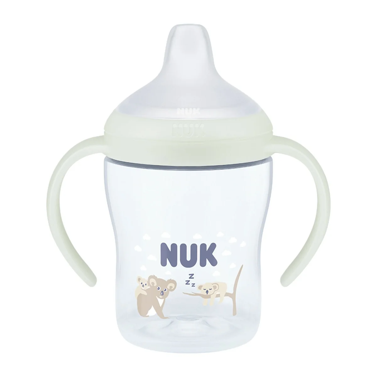NUK Perfect Match Láhev na učení svítící ve tmě 6m+ 150 ml 1 ks koala