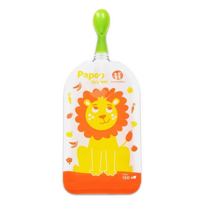 Petite&Mars Kapsička na jídlo Papoo Lev 6x150 ml