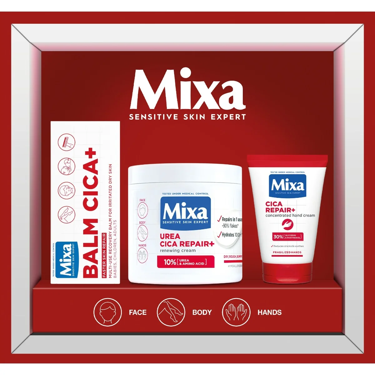Mixa Cica Repair+ dárková sada 3 ks