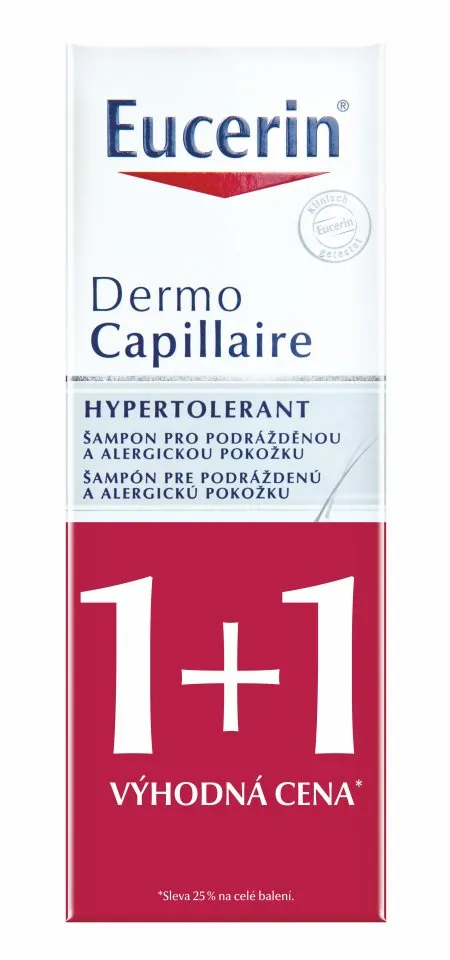 Eucerin Dermocapillaire Šampon hypertolerant duopack 2x250 ml 