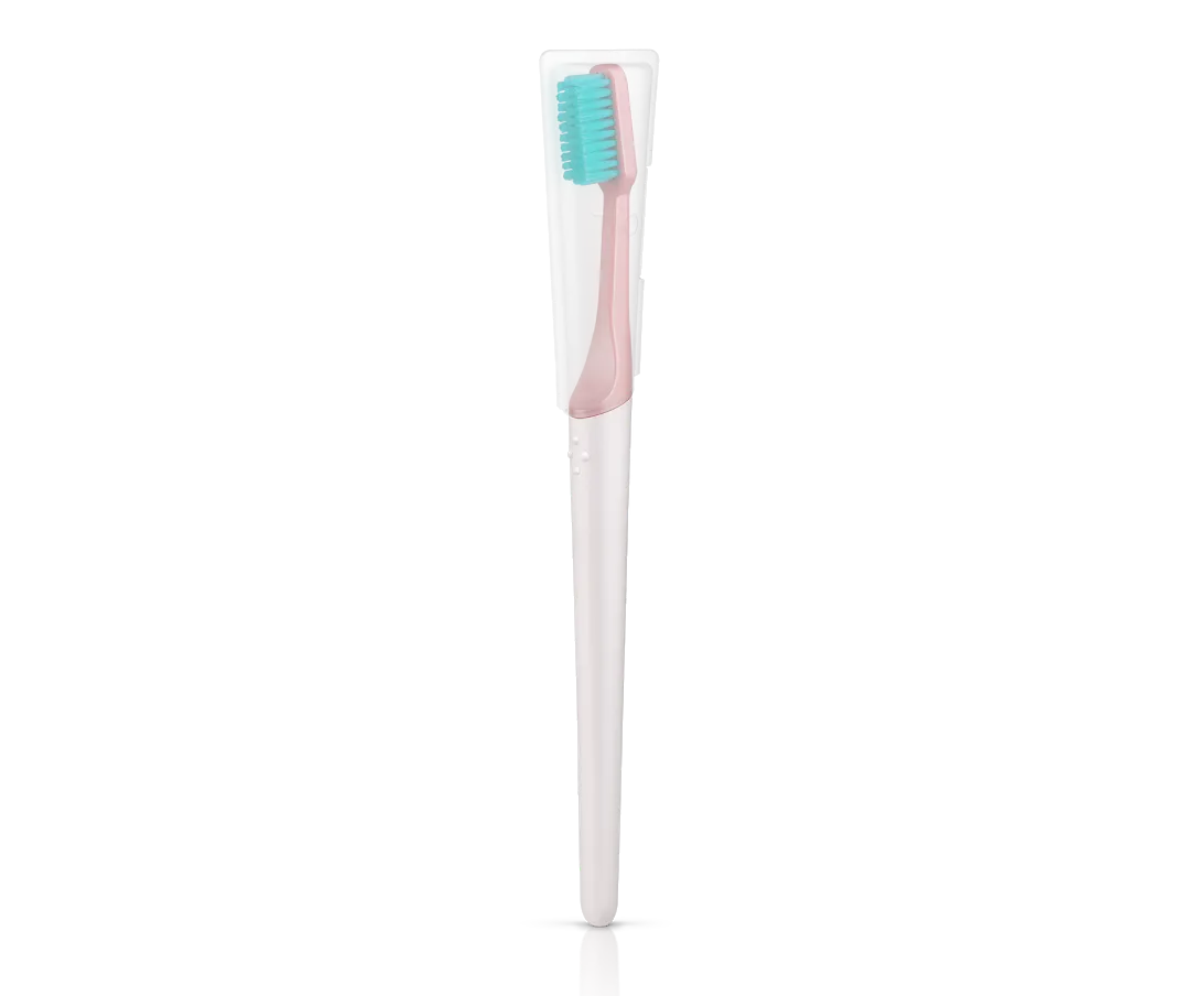 TIO Zubní kartáček Ultra soft 1 ks korálově růžový