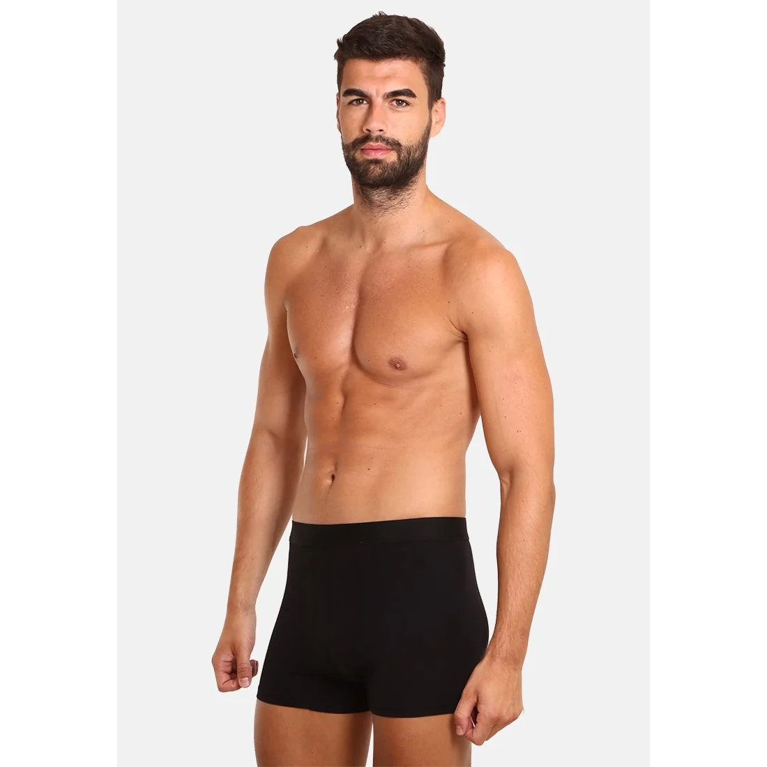 Nedeto 7PACK pánské boxerky černé (7NDTB001) 5XL