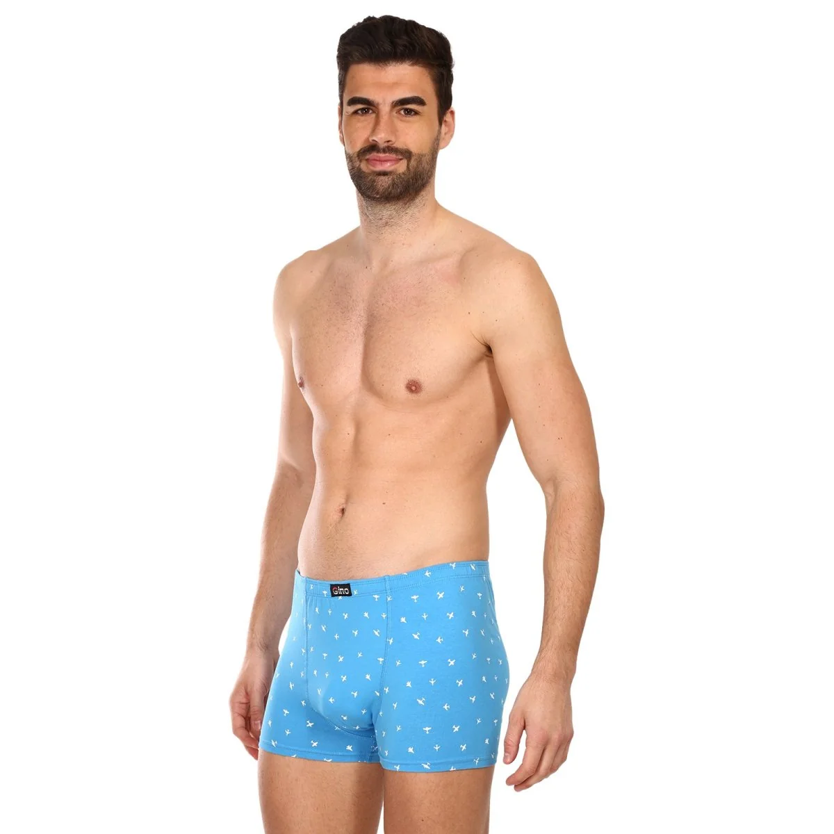 Gino Pánské boxerky modré (73114) M