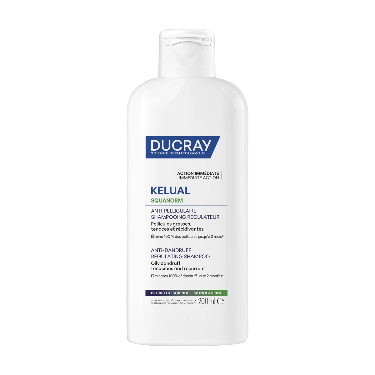 Ducray Kelual Squanorm Šampon na mastné lupy 200 ml