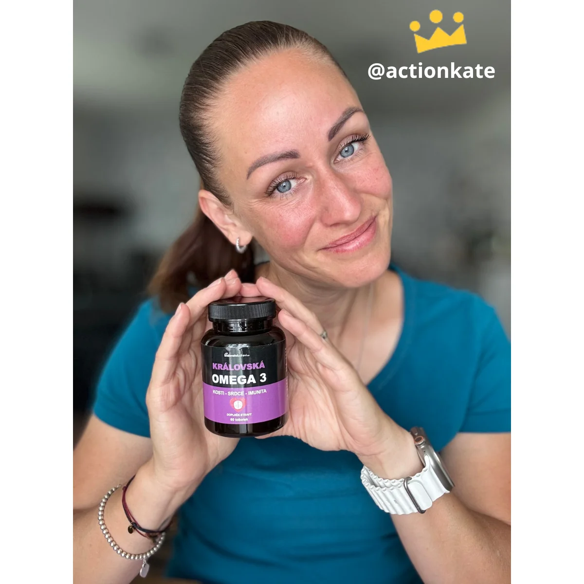 Království zdraví Královská Omega 3 s vitamíny K2, D3, E, 60 tobolek