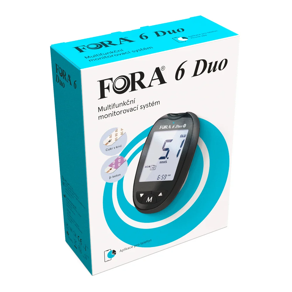 Fora 6 Duo glukometr GD82 1 ks