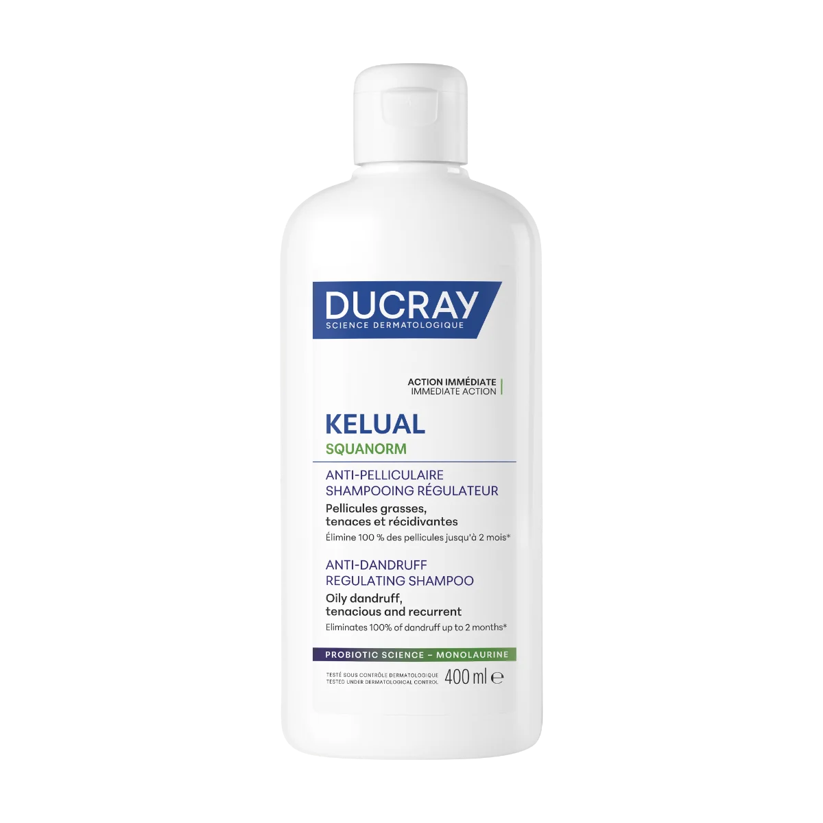 Ducray Kelual Squanorm Šampon na mastné lupy 400 ml