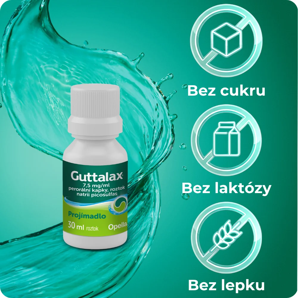 Guttalax 7,5 mg/ml kapky 30 ml