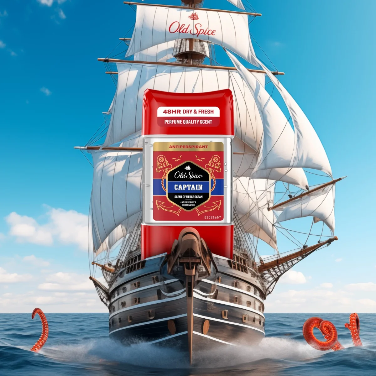 Old Spice Captain Pánský gelový antiperspirant a deodorant 70 ml