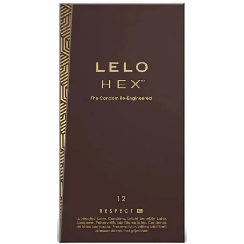 LELO Hex Respect – XL kondomy (12 ks)