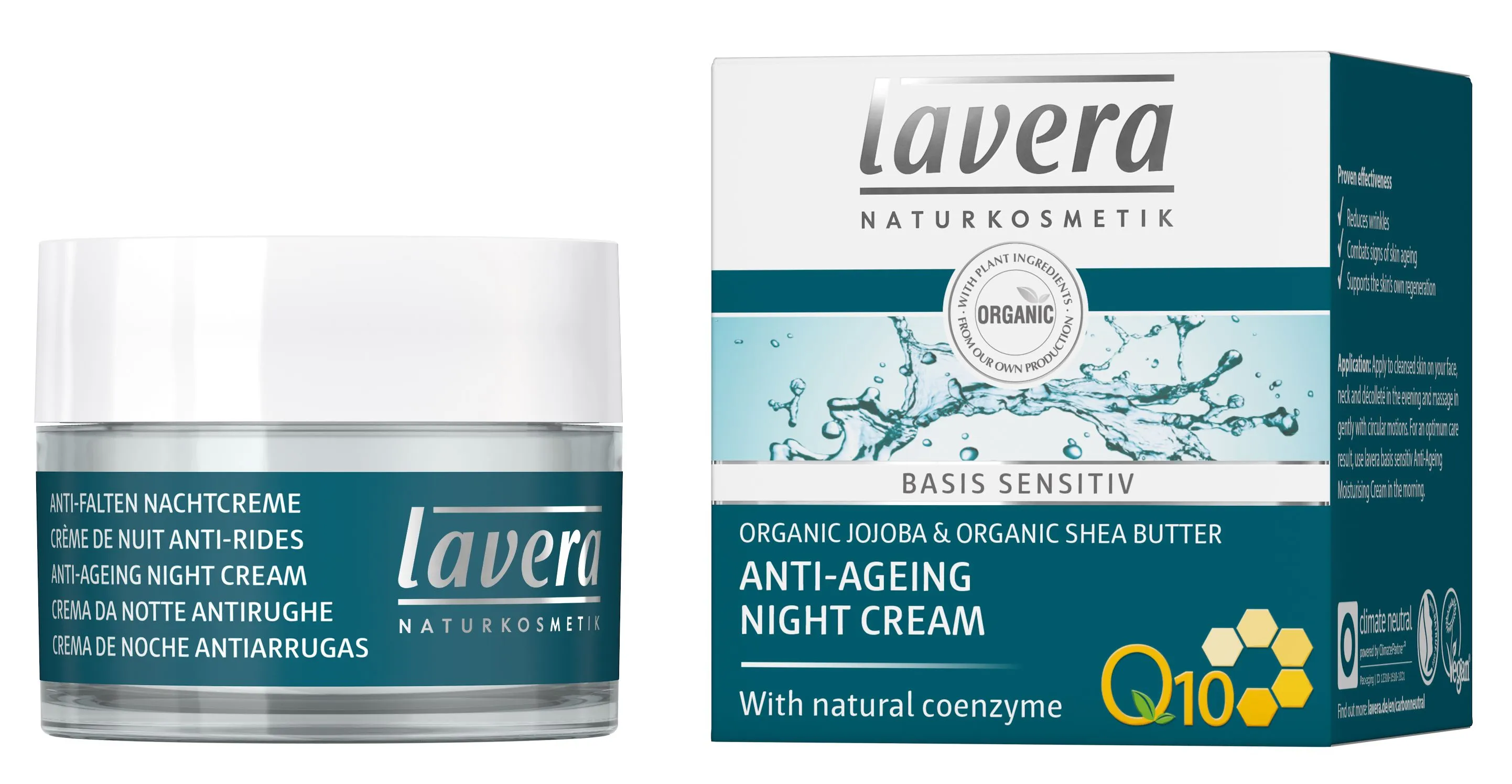 Lavera Basis Sensitiv noční krém Q10 50 ml