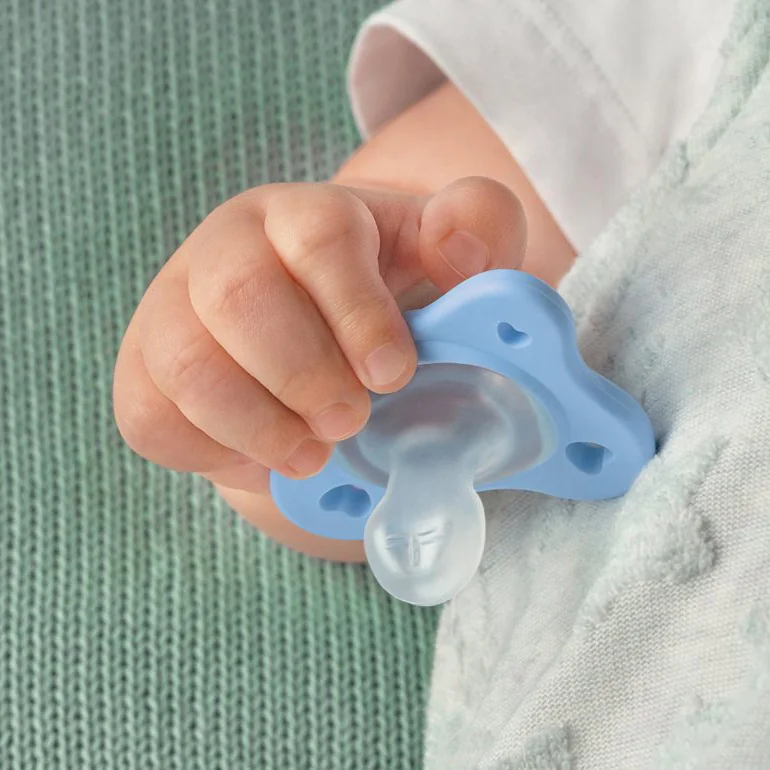 Chicco Dudlík PhysioForma Dual Soft modrý 6–16 m 2 ks