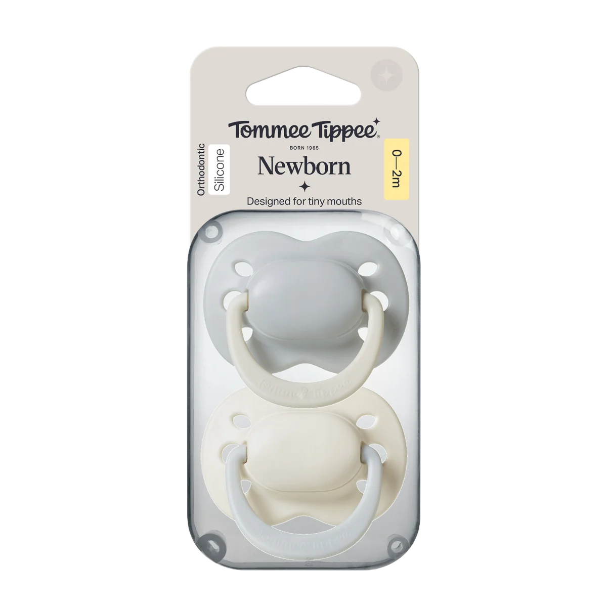 Tommee Tippee Silikonový dudlík Newborn Girl 0-2m 2 ks více barevných variant