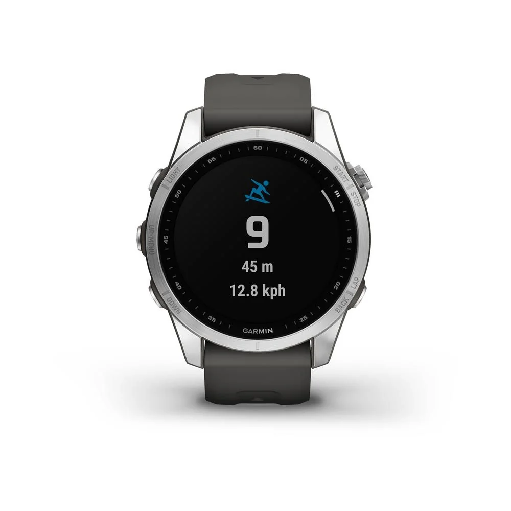 Garmin Fenix 7S Standard chytré hodinky Silver/Graphite