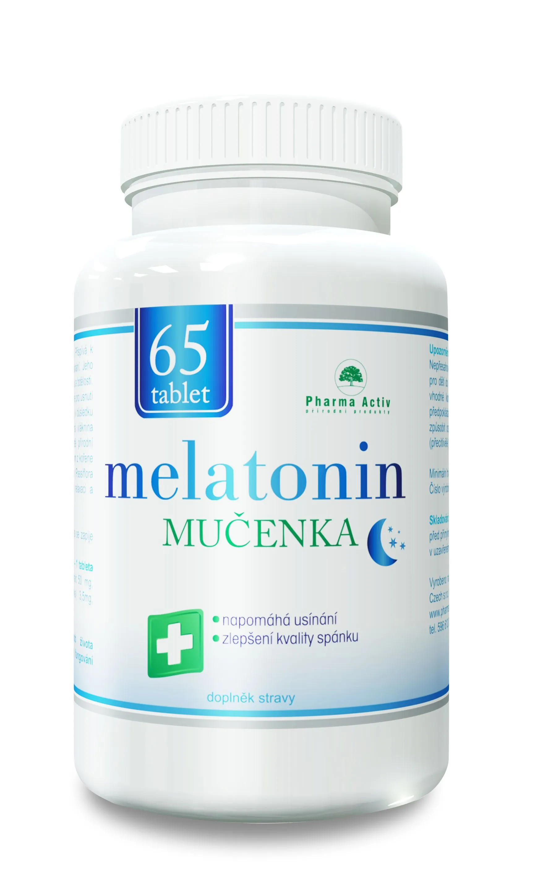 Melatonin + Mučenka 65 tablet