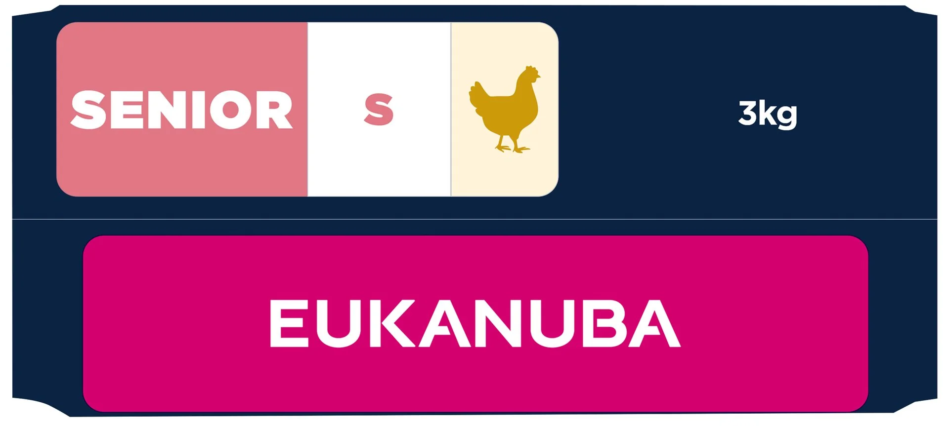 Eukanuba Krmivo Senior Small rich in fresh chicken 3kg