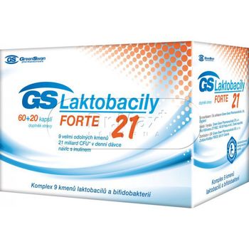 GS Laktobacily Forte21 cps. 60+20 