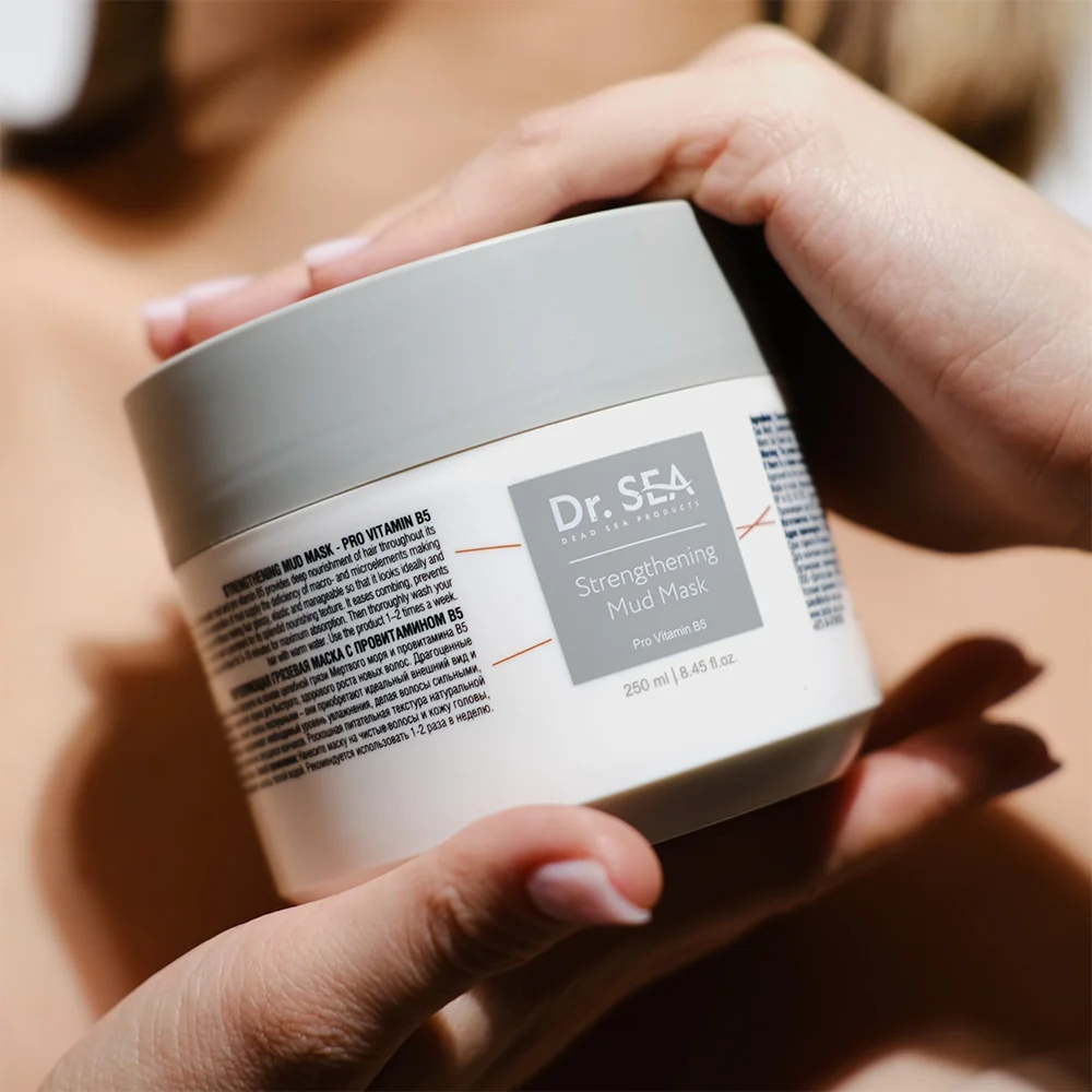 Dr. Sea Strengthening Hair Mud Mask – Pro Vitamin B5 posilující bahenní maska 250 ml