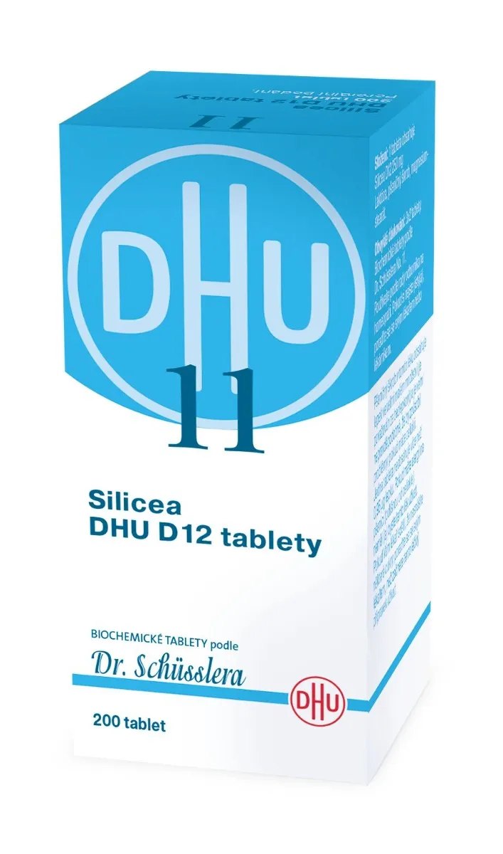 Schüsslerovy soli Silicea DHU D12 200 tablet