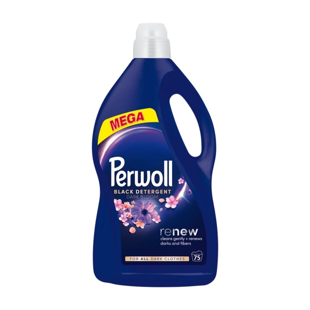 Perwoll Renew Dark Bloom Black gel na praní 3,75 l