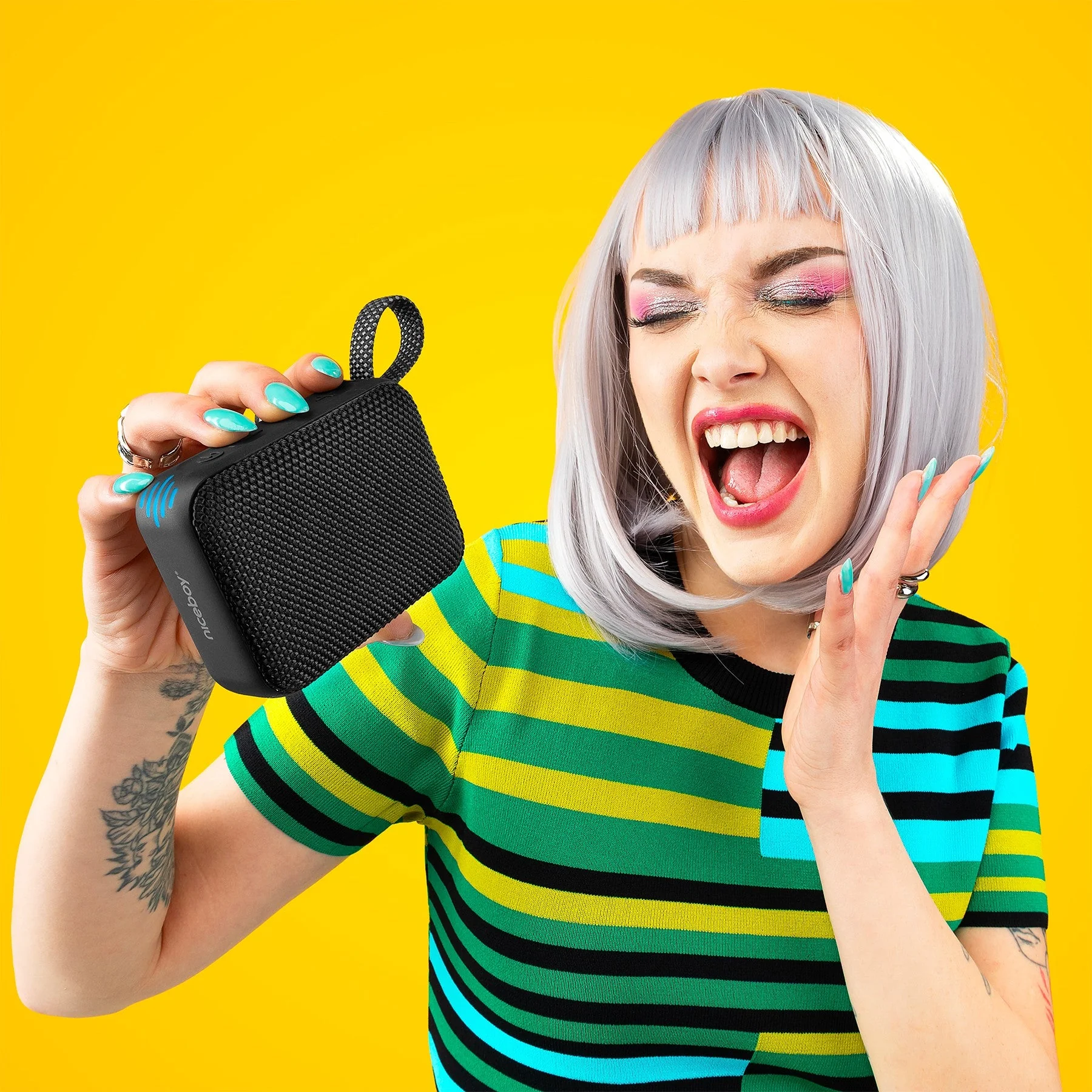 Niceboy Bluetooth reproduktor Atom 4 Black