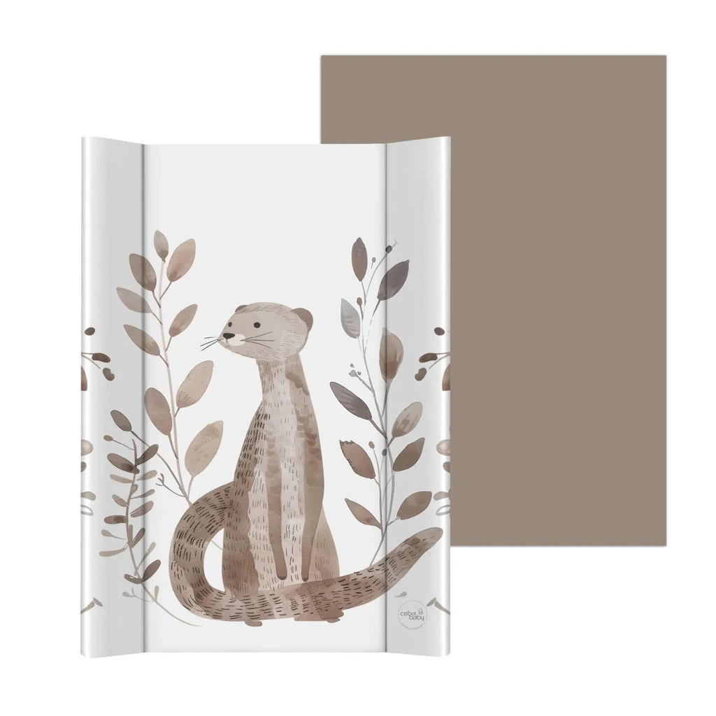 Ceba BABY Podložka přebalovací 2-hranná s pevnou deskou (50x70) Basic Clever Otter 