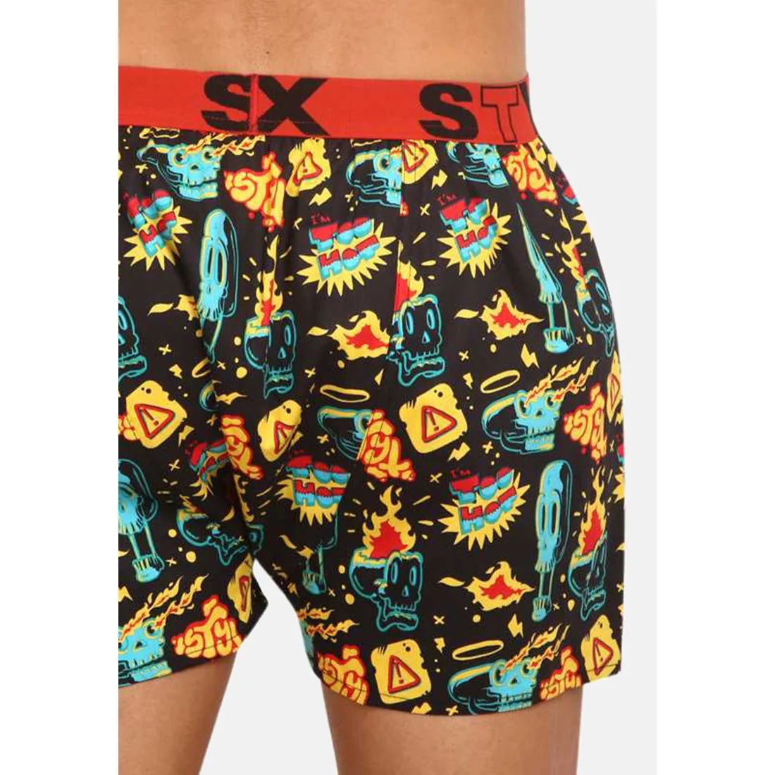 Styx Pánské trenky art sportovní guma toohot (B1458) L