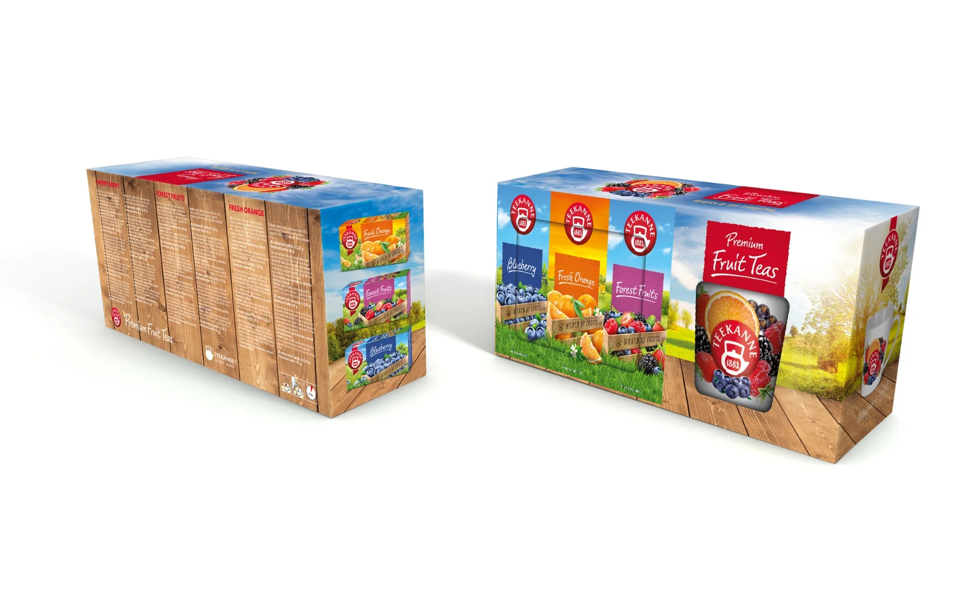 Teekanne Premium Fruit Teas 3x20 sáčků + hrnek