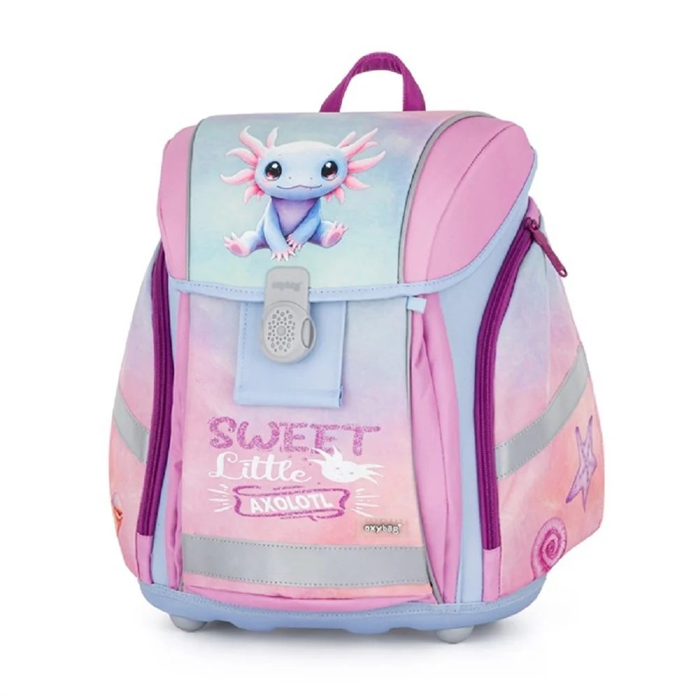 Oxybag PREMIUM LIGHT - školní aktovka Axolotl 