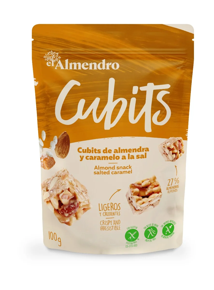 ALMENDRO CUBITS Mandle se slaným karamelem 25 g