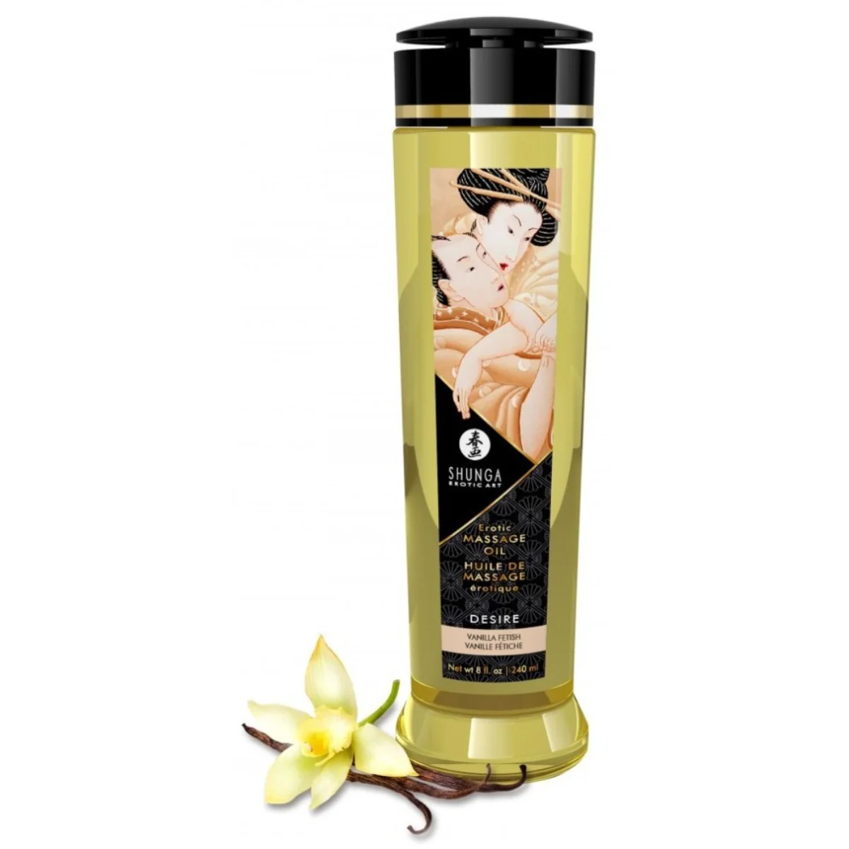 Shunga Desire masážní olej vanilka (240 ml)