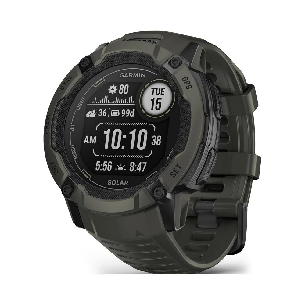Garmin Instinct 2X Solar chytré hodinky Moss