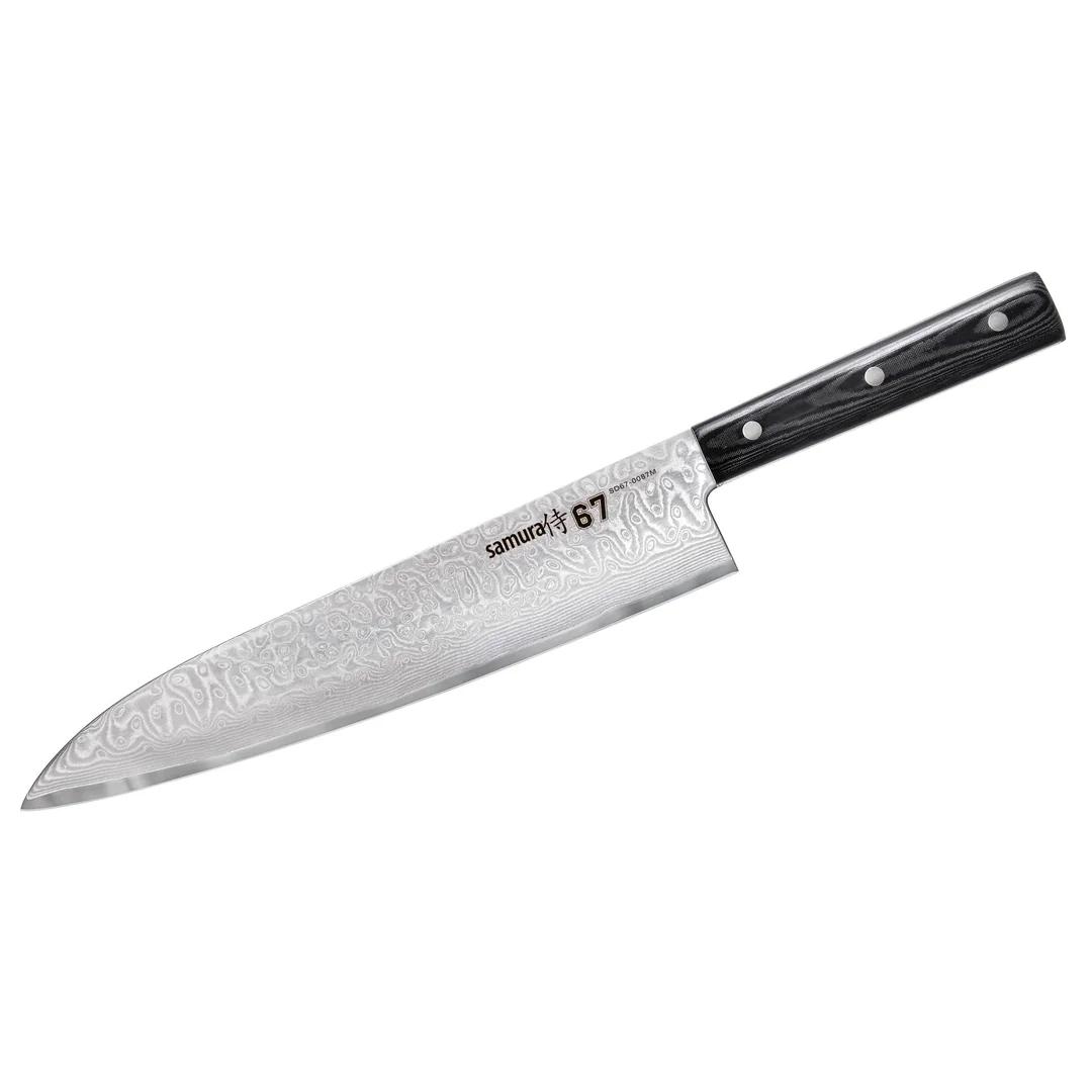 Samura DAMASCUS 67 Šéfkuchařský nůž GRAND 24,5 cm (SD67-0087M) 