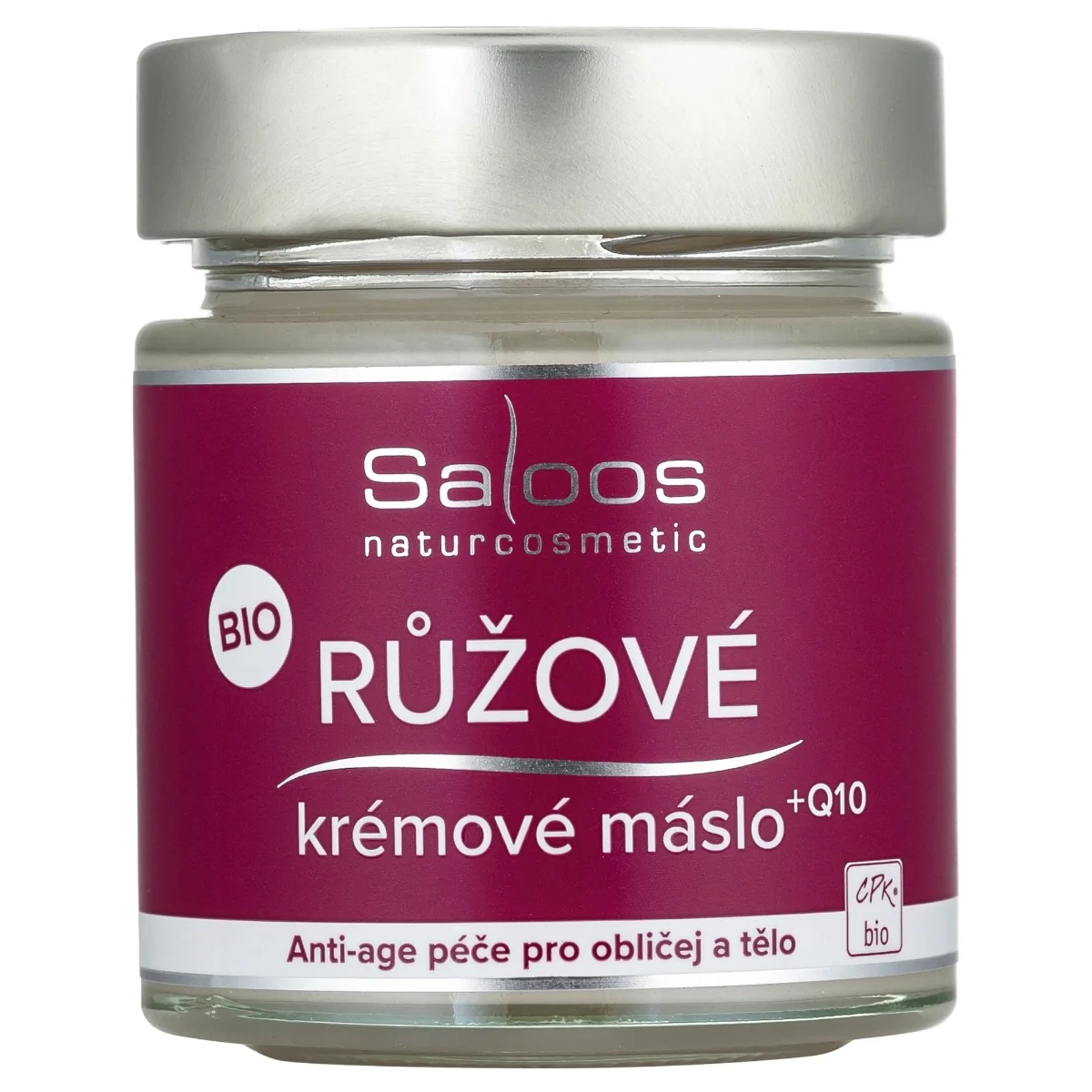 Saloos BIO Růžové krémové máslo s Q10 110 ml