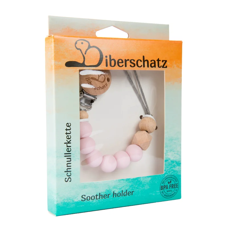 Biberschatz držák dudlíku Pinky Binky