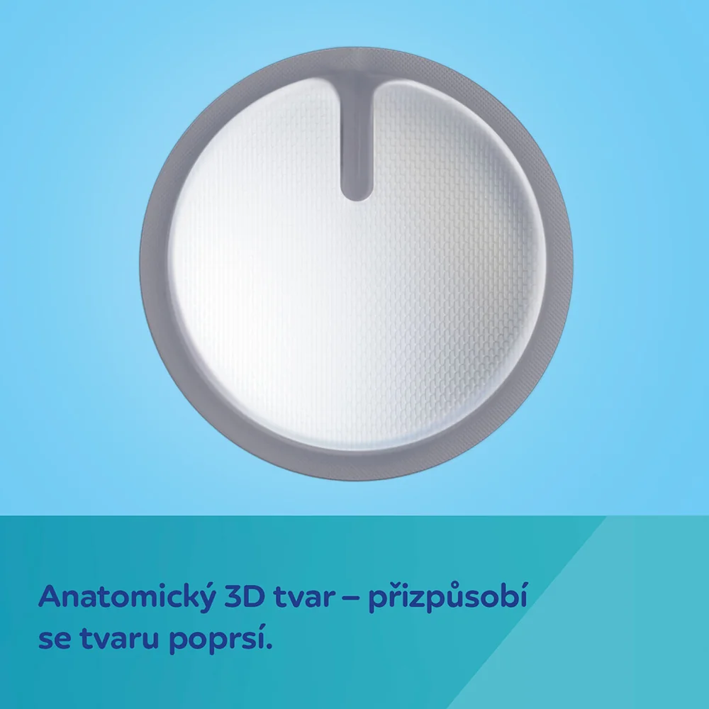 Canpol babies Tvarované prodyšné vložky do podprsenky 3D 50+10 ks černé