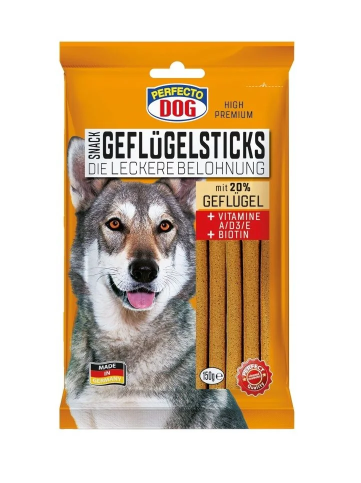 Perfecto Dog Tyčky s drůbežím masem 150 g