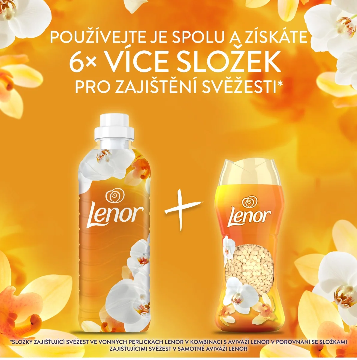 Lenor Gold Orchid & Vanilla Aviváž 2478 ml 118 praní